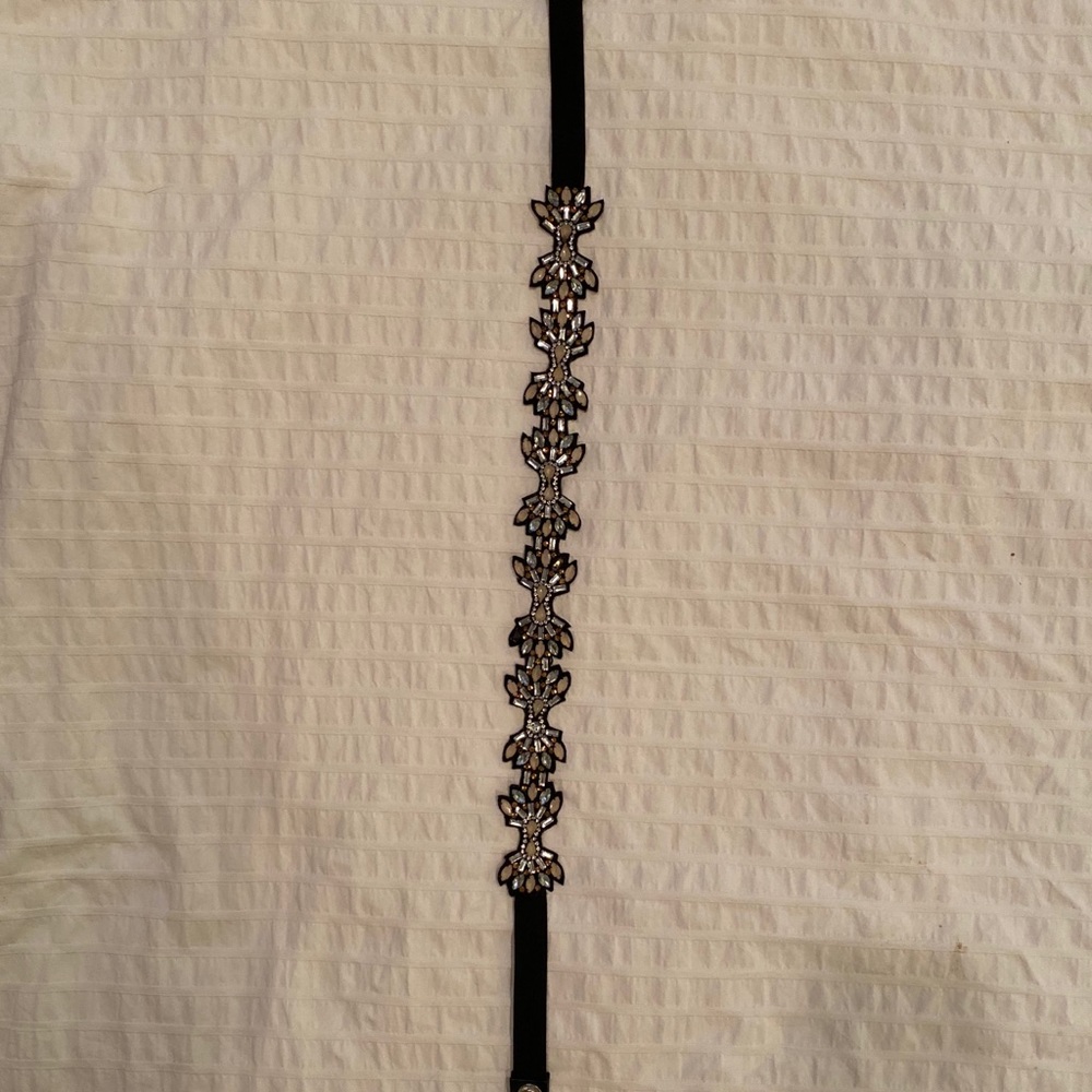 Anthropologie gemmed waist belt